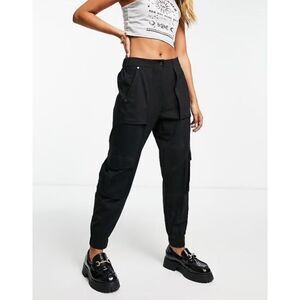 NWT AllSaints Black Freda Jersey Trousers - US 4